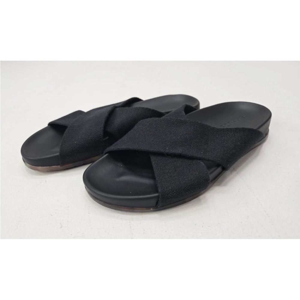 Rothy's Black Crisscross Slide Sandals - Picture 2 of 11